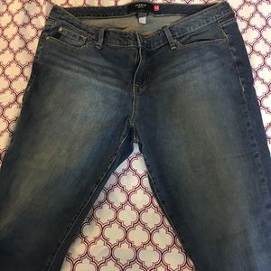 Torrid Frayed Glitter Cropped Boyfriend Jeans